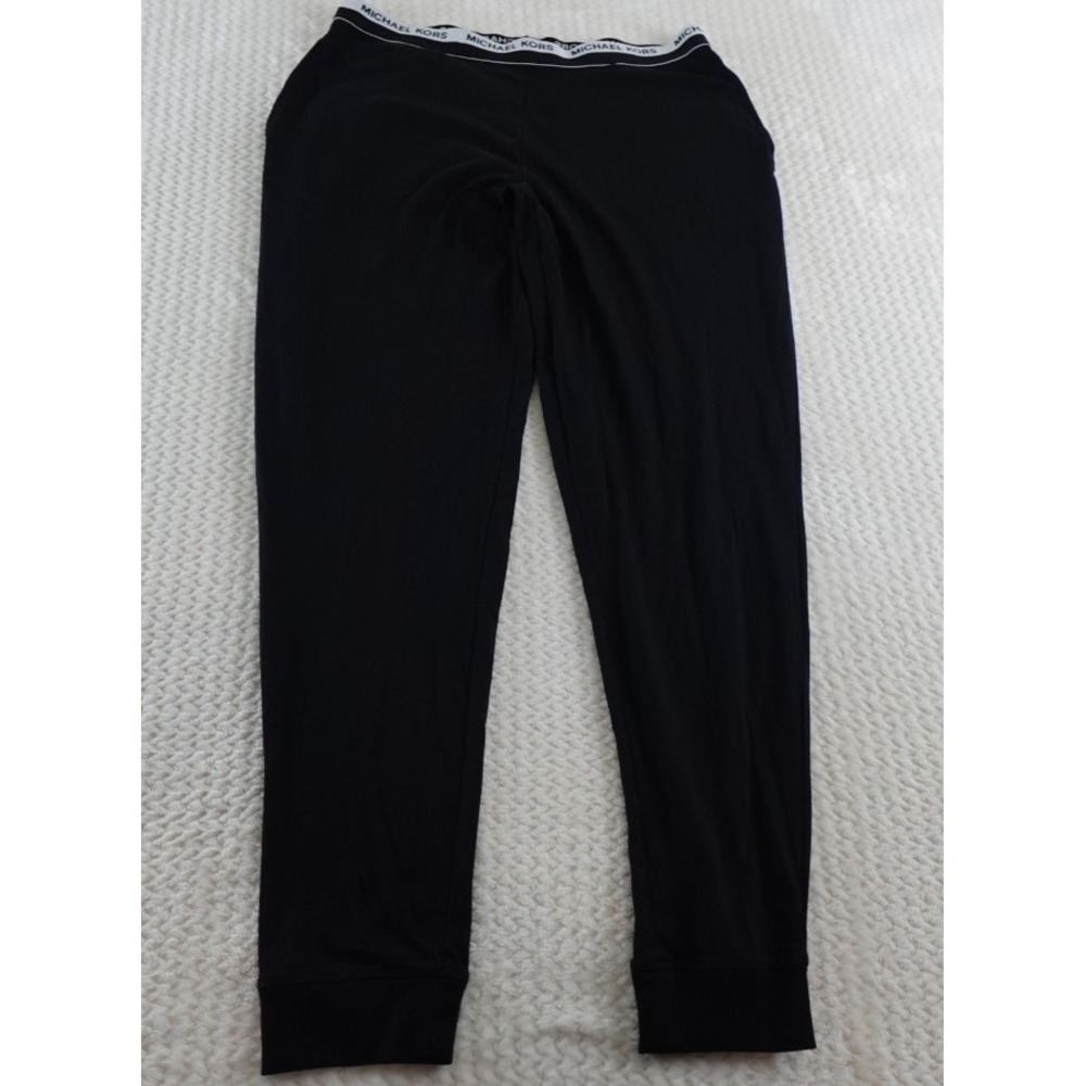 Michael Kors Black Women's Jogger Pants Black Pull On Casual Comfort Size M
